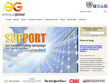 Tablet Screenshot of energiyaglobal.com